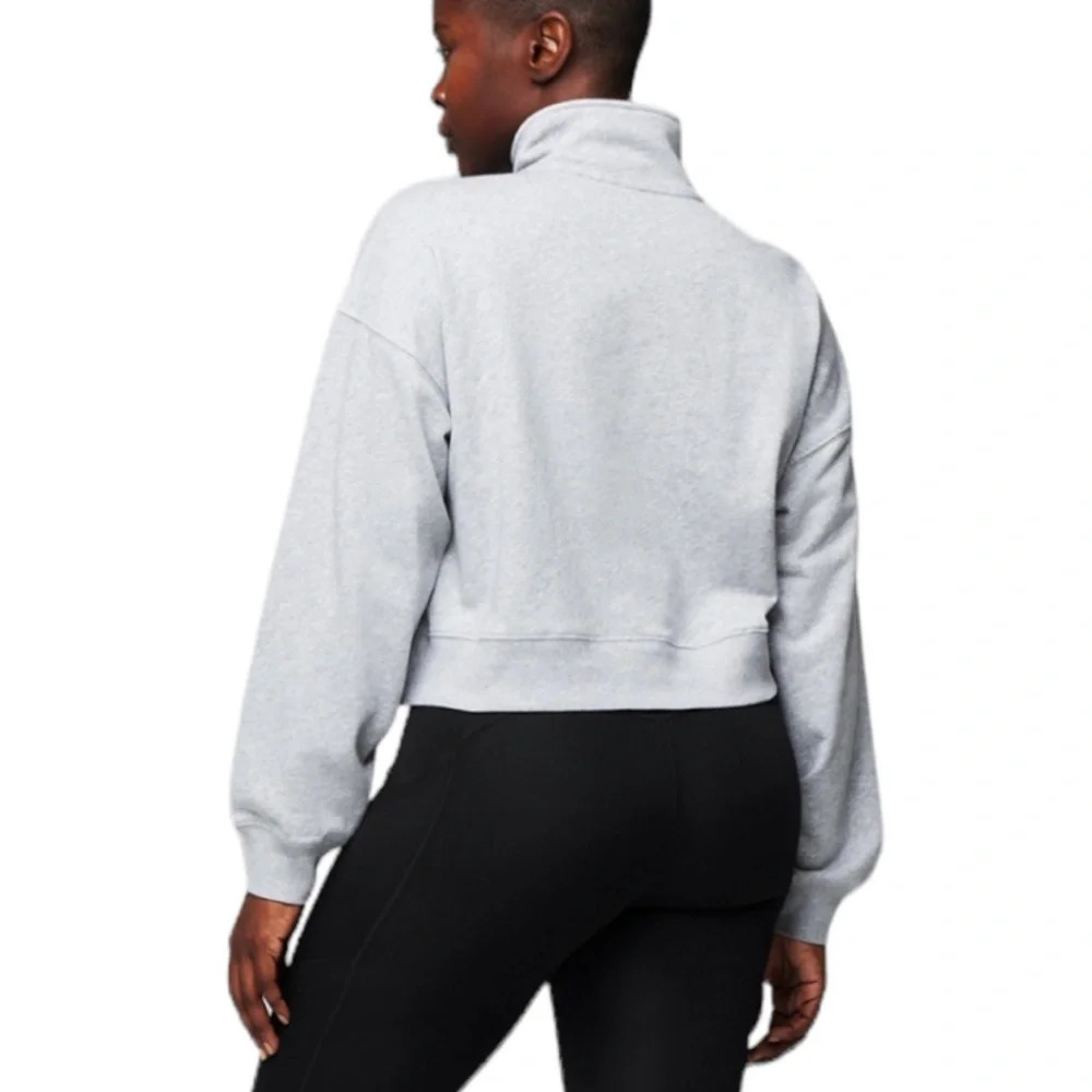 Fabletics Year Round Half Zip Pull Over Mock Neck… - image 3